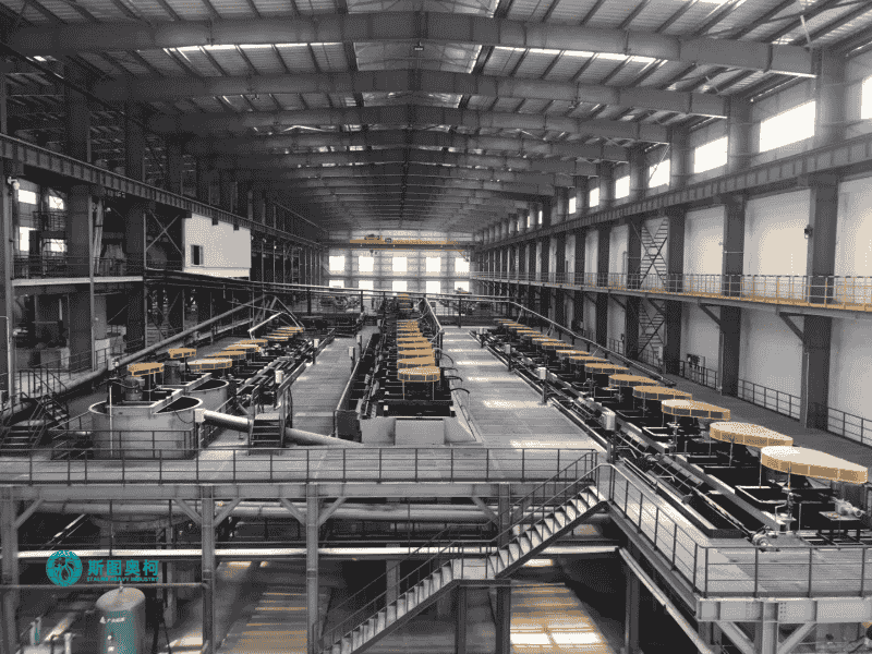 Flotation machine for copper ore flotation