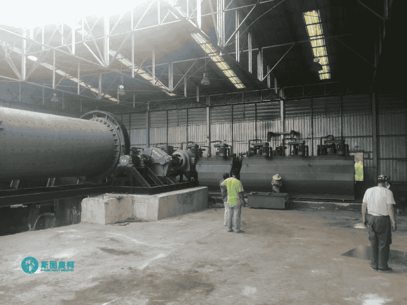 Flotation machine for lead-zinc ore separation