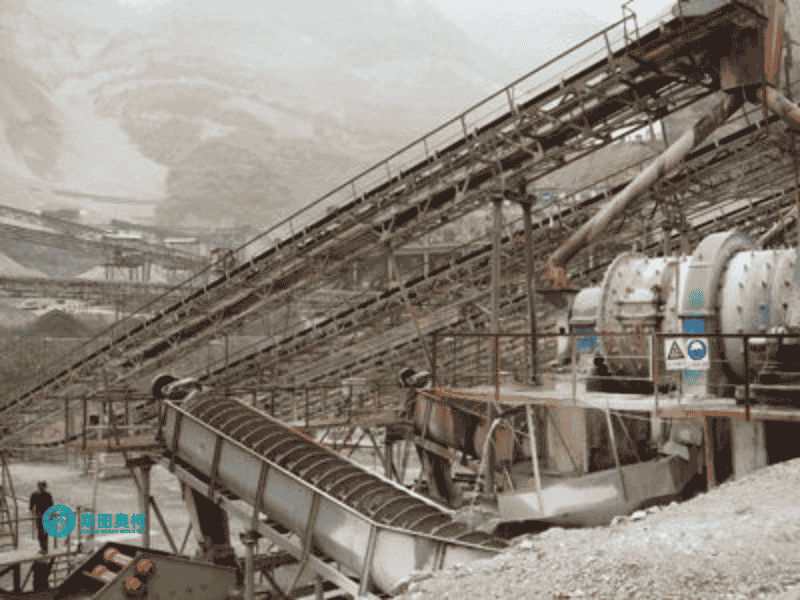 Spiral classifier for sand washing and classification