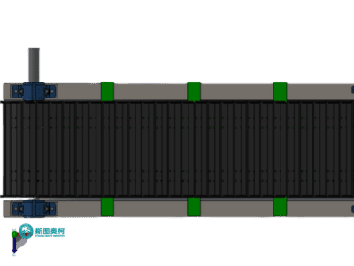 Apron feeder with impact-resistant design