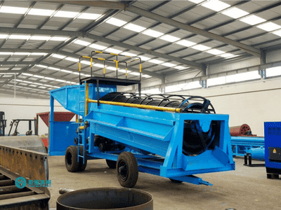 Portable gold separation station with high mobility