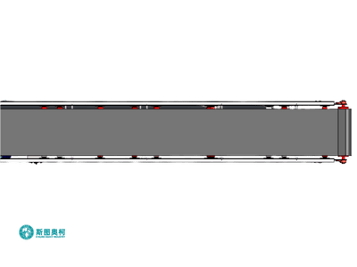 Belt conveyor with flexible layout design
