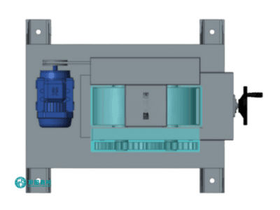 Laboratory roller crusher with low fines generation