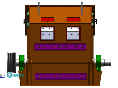 Impact crusher with high crushing efficiency