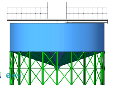High efficiency thickener with lower operating costs