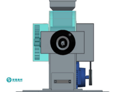 Laboratory roller crusher with compact safety design