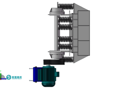 Vibrating feeder with low-maintenance design