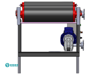 Belt conveyor with low operating cost