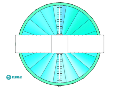 High efficiency thickener with compact design