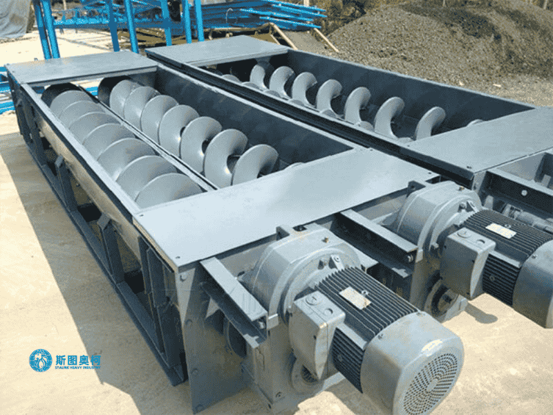 Screw conveyor working principle diagram