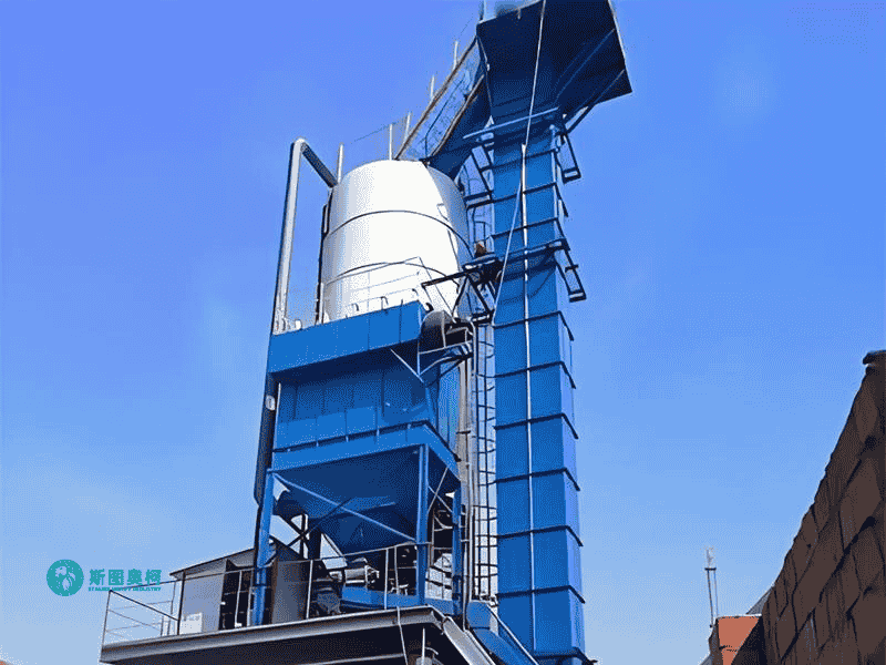 Bucket elevator working principle diagram