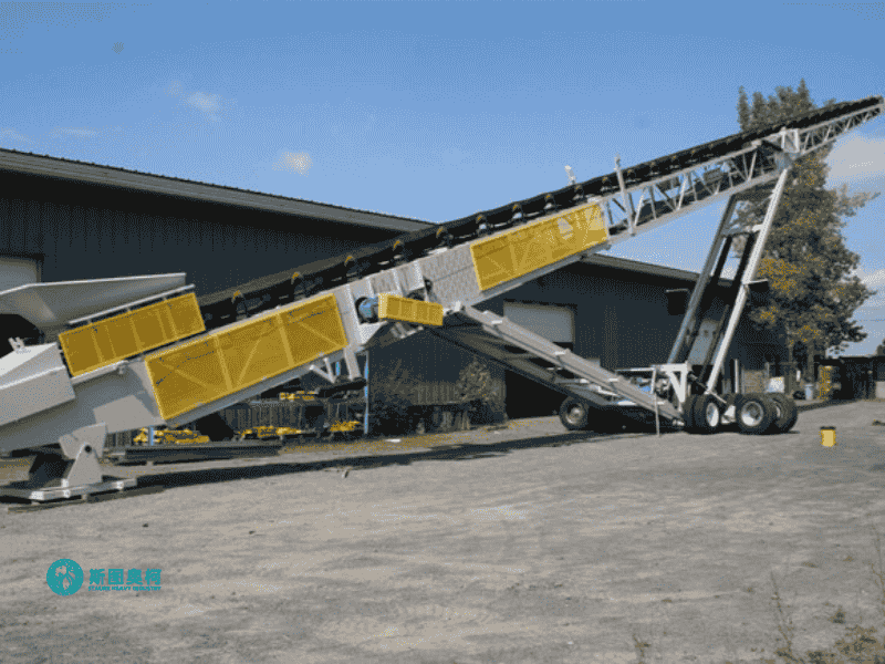 Heap stacking equipment working principle diagram