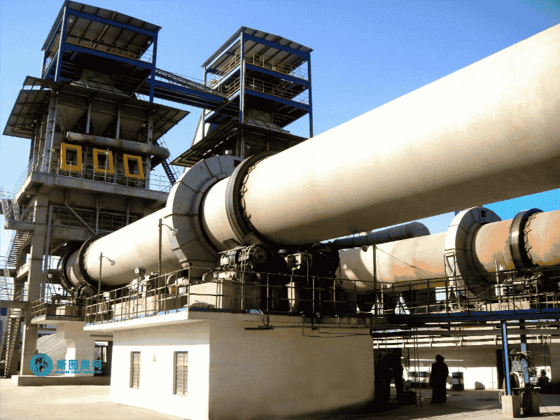Rotary kiln working principle diagram