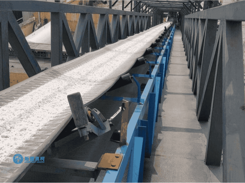 Belt conveyor working principle diagram