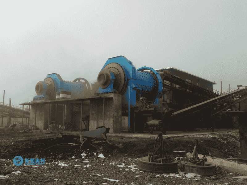 Rod mill for mineral processing plant