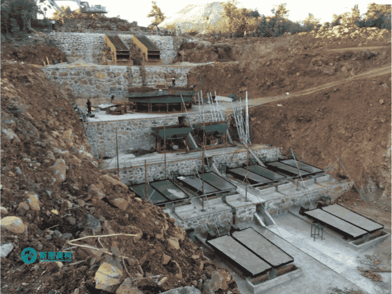 Jig machine for gold ore beneficiation