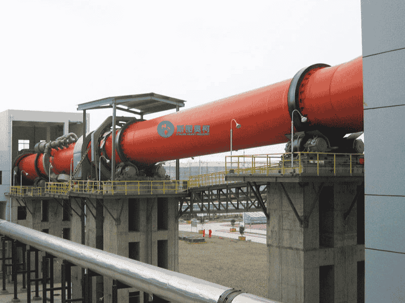 Rotary kiln for calcination and roasting