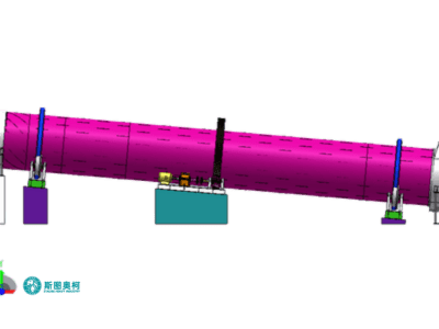 Rotary dryer with high drying capacity