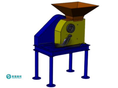 Laboratory jaw crusher with precise crushing control