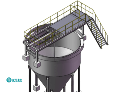 Deep cone thickener with high density underflow