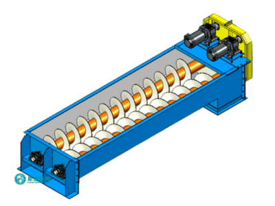 Screw conveyor with simple structure