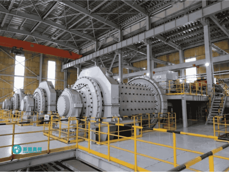 Rod mill for metal ore beneficiation