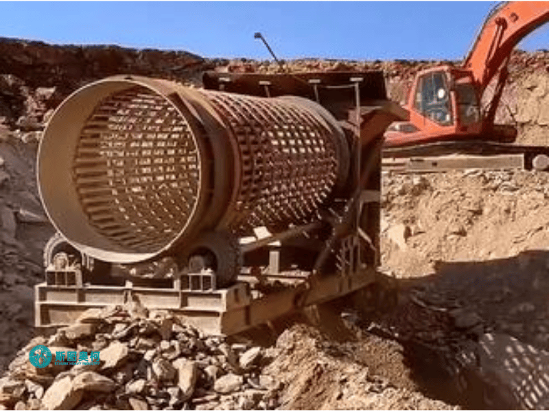 Trommel screen for sand screening