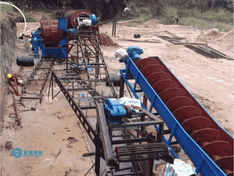 Screw sand washer for sand washing plant
