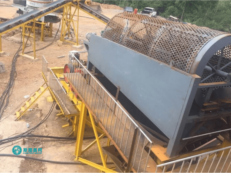 Trommel screen for gold washing plant