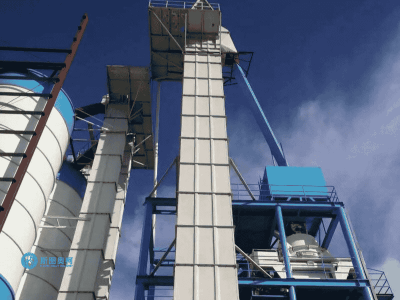 Bucket elevator for cement material handling