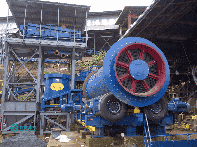 Tire drive ball mill for cement grinding
