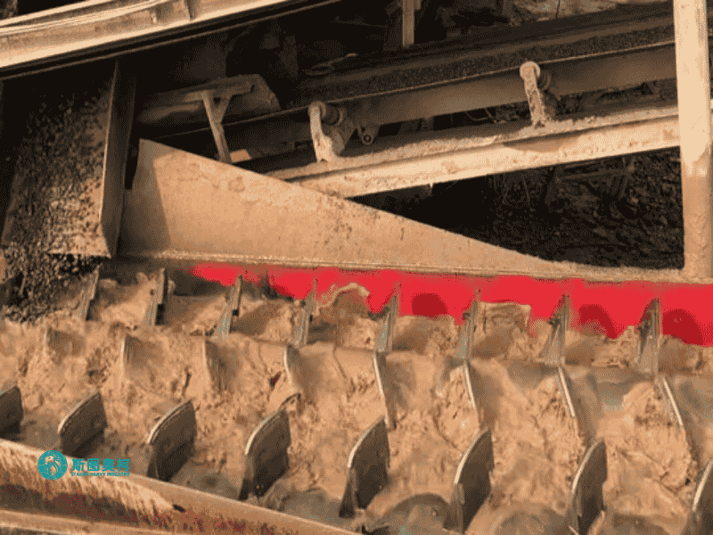 Log washer for sand and gravel aggregate washing