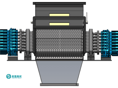Roller screen with low-maintenance design