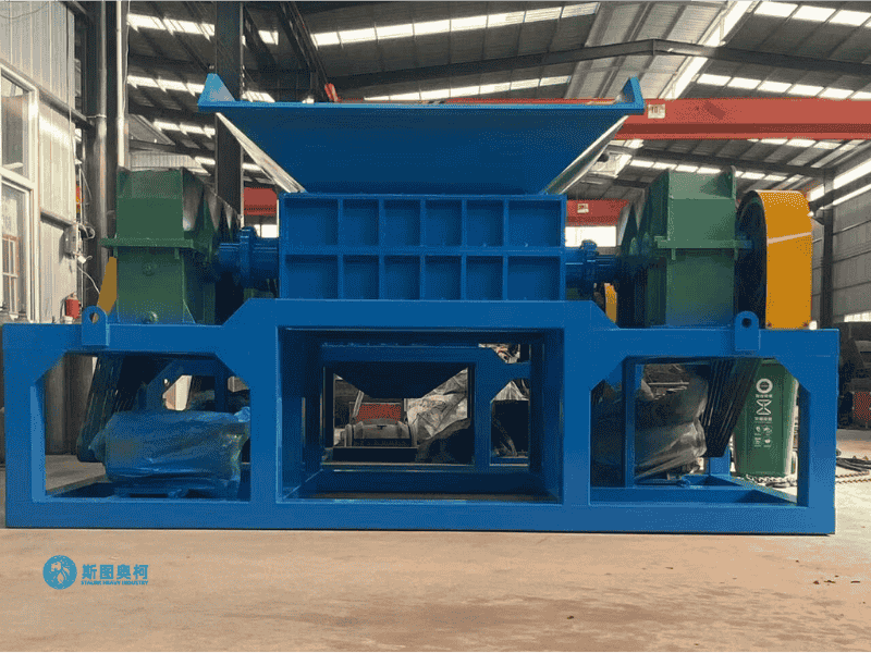 Shredder machine working principle diagram